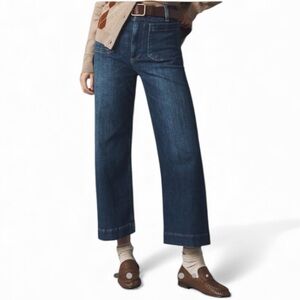 • Maeve • The Colette Crop Wide-Leg Jeans